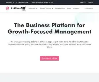 Limitlesserp.com(Limitless ERP) Screenshot