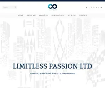 Limitlesspassionltd.com(Turning Your Passion Into Your Business) Screenshot