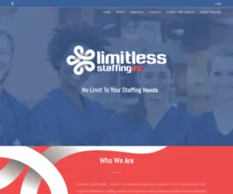 Limitlessstaffinginc.com(Providing frontline heroes view our services who we are limitless staffing inc) Screenshot