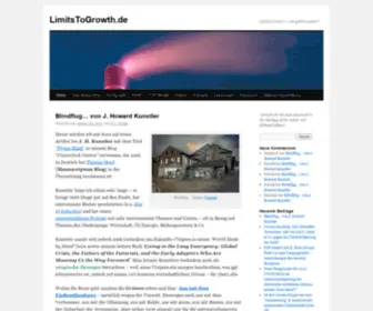 Limitstogrowth.de(Wie geht es weiter) Screenshot