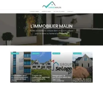 Limmomalin.com(Immo Malin) Screenshot