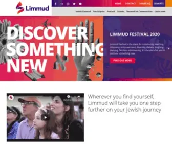 Limmud.org(Dedicated to Jewish learning in all its variety) Screenshot