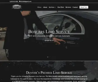 Limo-Denver.com(Boxcars Limo) Screenshot