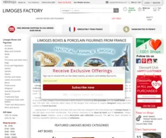 Limogesfactory.com(Limoges Boxes & Porcelain Figurines) Screenshot