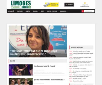 Limogesinfos87.fr(L'actualité de la Haute) Screenshot