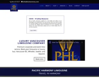 Limoharmony.com(Vancouver Limo Service) Screenshot