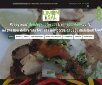 Limonesalrestaurant.com(Mexican Restaurant) Screenshot