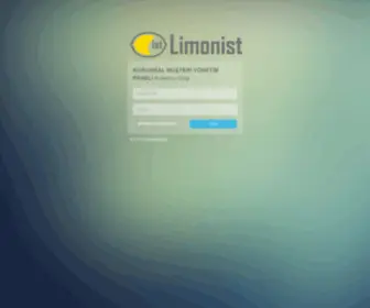 Limonistcrm.com(Admin) Screenshot