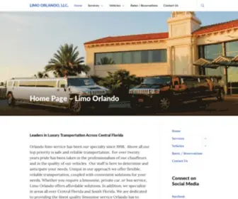 Limoorlando.com(Limo Orlando Service) Screenshot