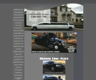 Limoservicedenver.com(Denver Limo Rentals) Screenshot