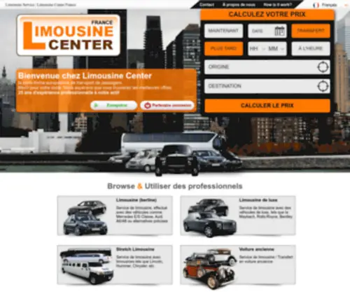 Limousine-Center.fr(Limousine Service) Screenshot