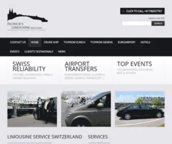 Limousine-Service-Switzerland.com(Family owned Limousine Service since 2007) Screenshot