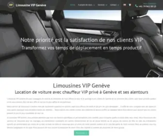 Limousine-Vip-Geneve.com(Limousine VIP Genève Transport) Screenshot