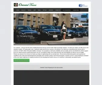 Limousineandtour.com(The Oriental Trans) Screenshot