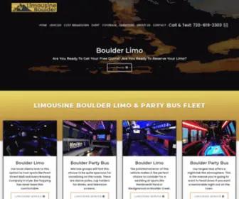 Limousineboulder.com(Boulder Limo) Screenshot