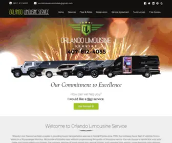 Limousinerentalorlando.com(Orlando Limo Service) Screenshot