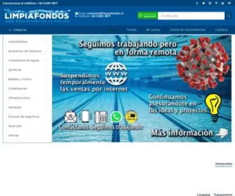 Limpiafondos.cl(Inicio) Screenshot