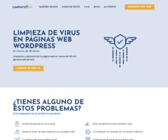 Limpiatuweb.com(¡Te) Screenshot