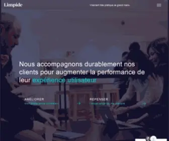 Limpide.fr(Agence digitale spécialisée en stratégie et création de site web) Screenshot