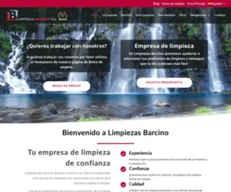 Limpiezasbarcino.es(Empresa de limpieza) Screenshot