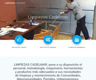 Limpiezascadelmar.es(Limpiezas Cadelmar) Screenshot