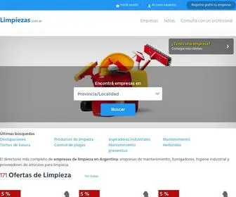 Limpiezas.com.ar(El directorio más completo de empresas de limpieza en Argentina) Screenshot