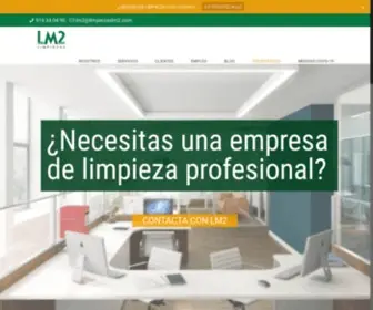 Limpiezaslm2.com(Empresa de Limpieza en Madrid) Screenshot