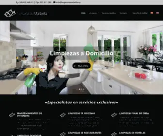 Limpiezasmarbella.es(LIMPIEZAS MARBELLA) Screenshot