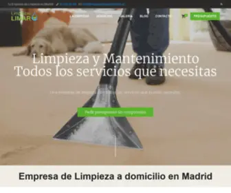 Limpiezaymantenimiento.es(Empresa de Limpieza a Domicilio en Madrid) Screenshot