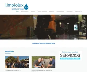 Limpiolux.com.ar(Home) Screenshot