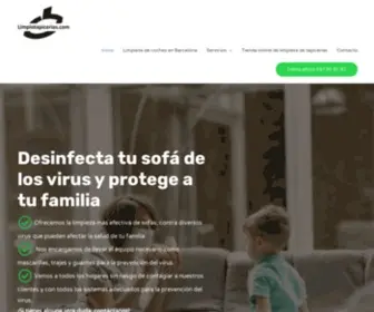 Limpiotapicerias.com(Limpieza de sofás a domicilio y todo tipo de tapicería en Barcelona) Screenshot
