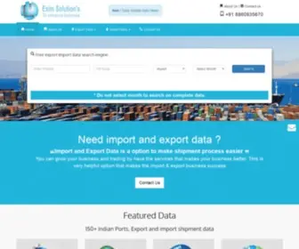 Limraexim.com(Import export data provider Limra Exim) Screenshot
