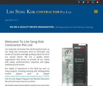 Limsengkok.com.sg(Lim Seng Kok Contractor Pte Ltd) Screenshot