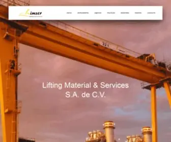 Limsercranes.com(Limser Cranes) Screenshot
