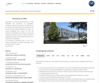 Limsi.fr(Accueil) Screenshot