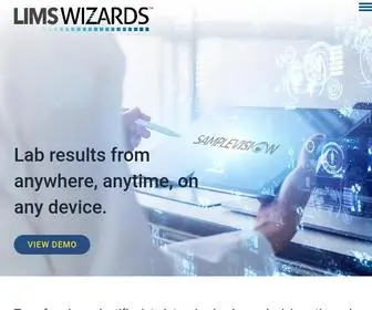 Limswizards.com(LIMS Wizards) Screenshot