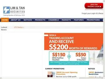 Limtan.com.sg(LIM & TAN Securities) Screenshot