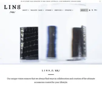 Lin8.com.au(Discover our timeless luxury accessories) Screenshot