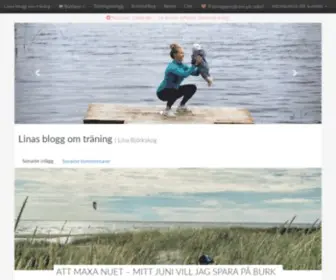 Linabjorkskog.com(Träningsinspiration och träningstips blandat med prehab) Screenshot