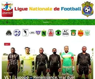 Linafoot.net(Ligue Nationale de Football du Congo) Screenshot