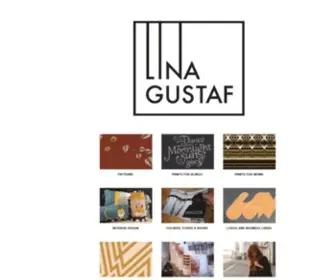 Linagustaf.com(The Portfolio of Lina Gustafsson) Screenshot