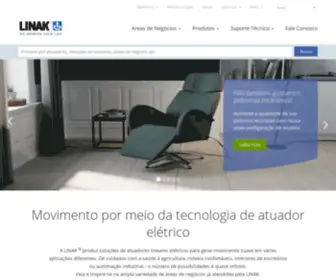 Linak.com.br(Tecnologia de sistemas de atuadores lineares elétricos para movimento) Screenshot