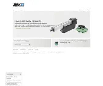 Linakthirdparty.com(LINAK third party products) Screenshot