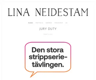 Linaneidestam.se(LINA NEIDESTAM) Screenshot