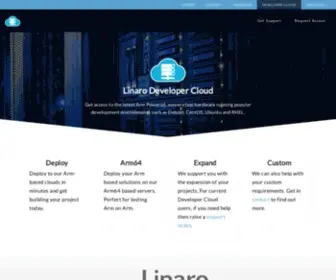 Linaro.cloud(Linaro Developer Cloud) Screenshot