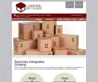 Linberg.com.mx(Cajas) Screenshot