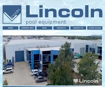 Linc.com.au(Lincoln Pool Equipment) Screenshot