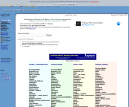 Linc2U.com(Lincolnshire England and North East Lincs presented by Linc2u UK) Screenshot