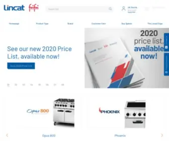 Lincat.co.uk(Lincat Catering Equipment) Screenshot