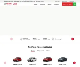 Lincetoyota.com.br(Lince) Screenshot